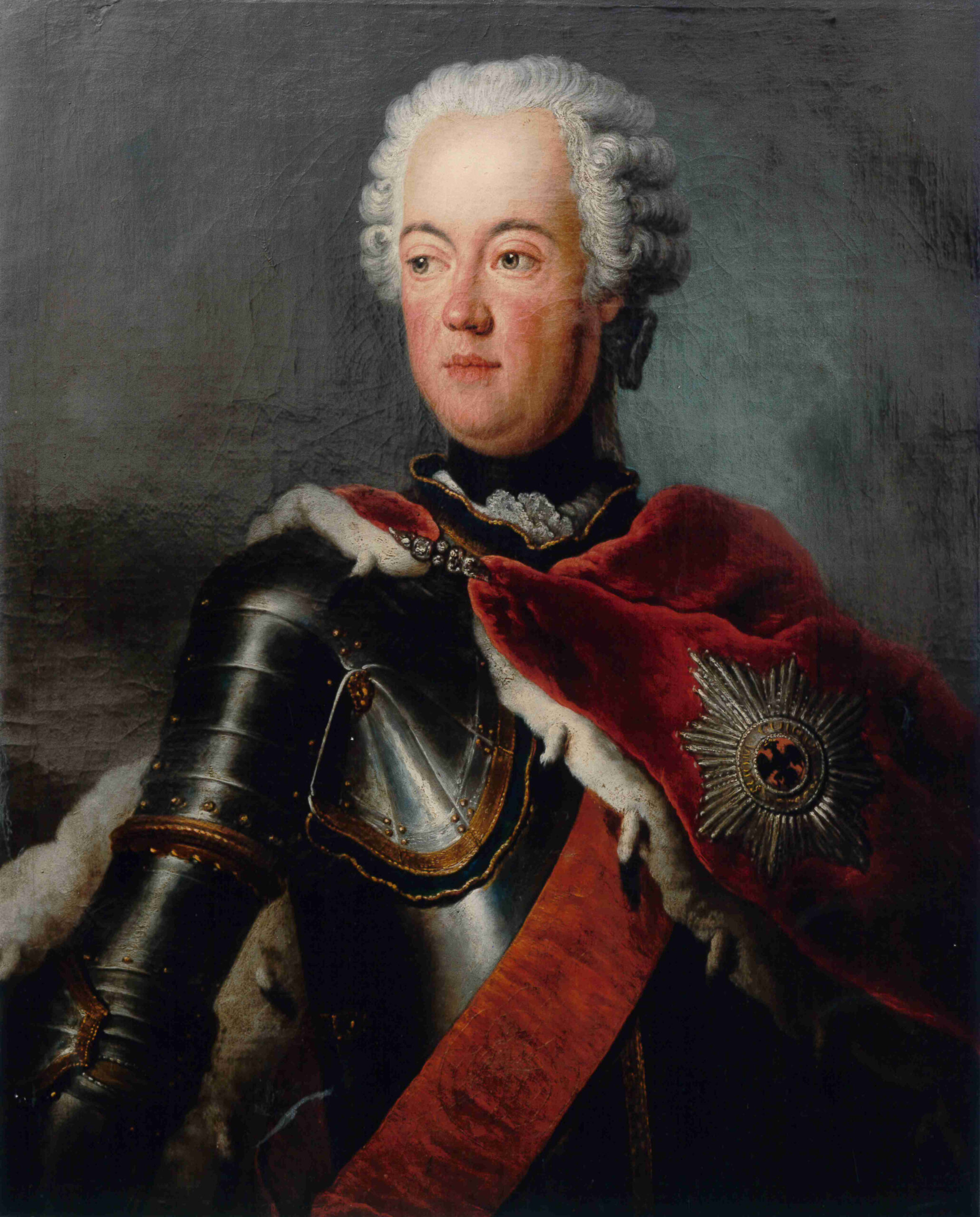 Der "Prince de Prusse", Thronfolger August Wilhelm Prinz in Preußen, Gemälde von Antoine Pesne 1755, BHZ, Foto R. Beck