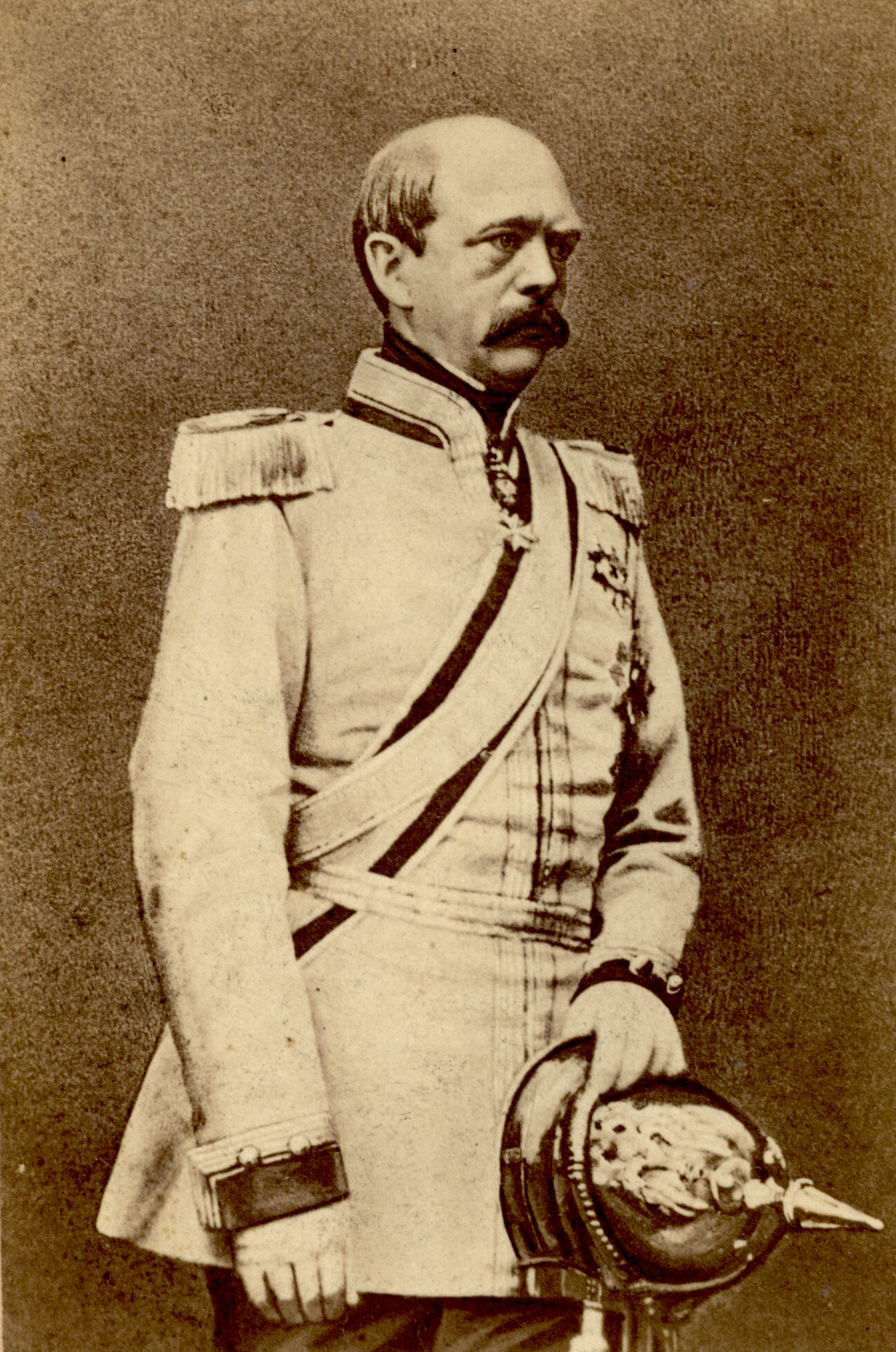 Ministerpräsident Otto von Bismarck in der Uniform des Kürassier-Regiments „von Seydlitz“ (Magdeburgisches) Nr. 7, Foto Unbekannt, HABHZ