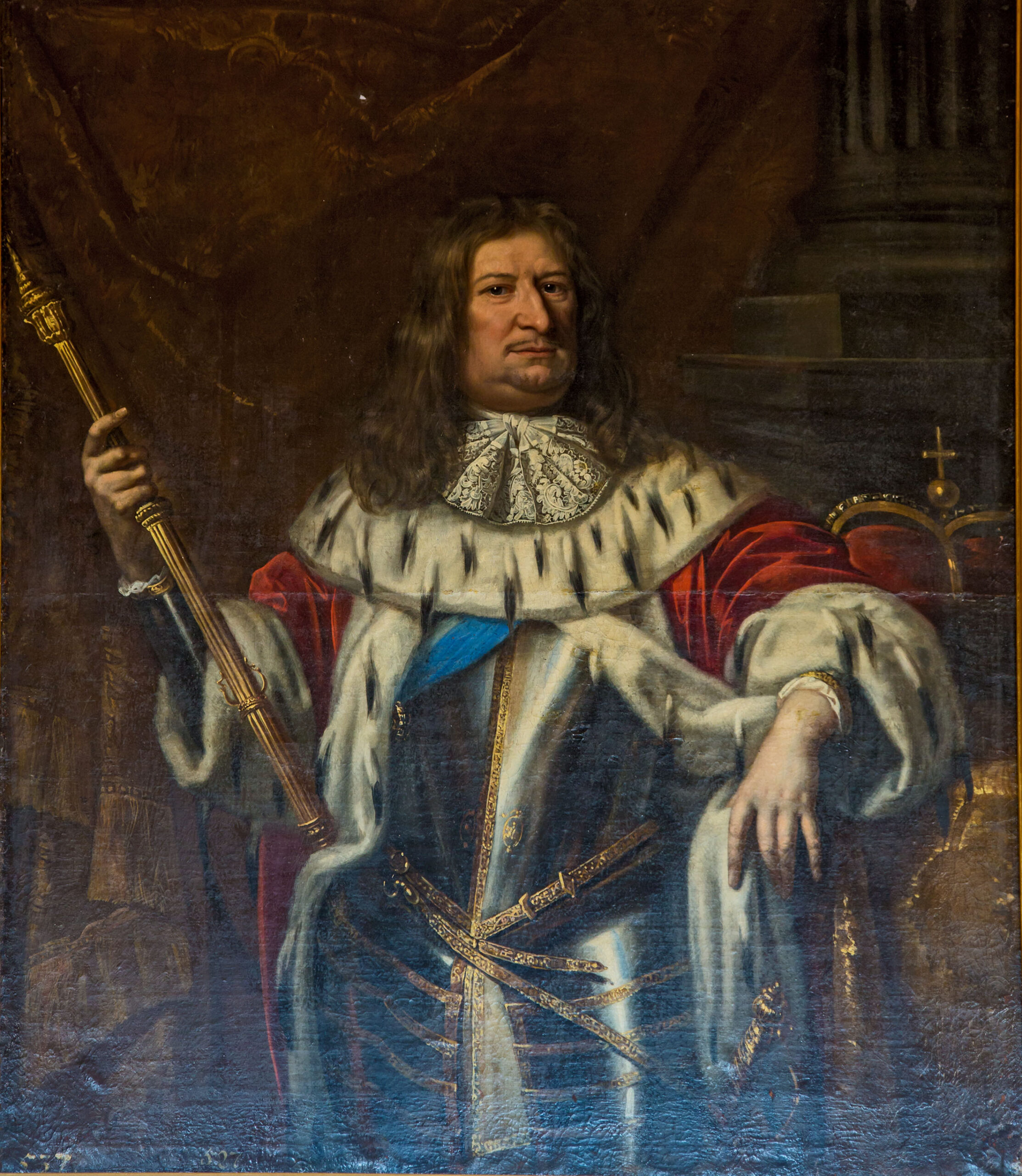 Friedrich Wilhelm "Der Große Kurfürst" von Brandenburg, Porträt von Jan Mythen (zugeschr.) um 1675; BHZ, Foto R. Beck