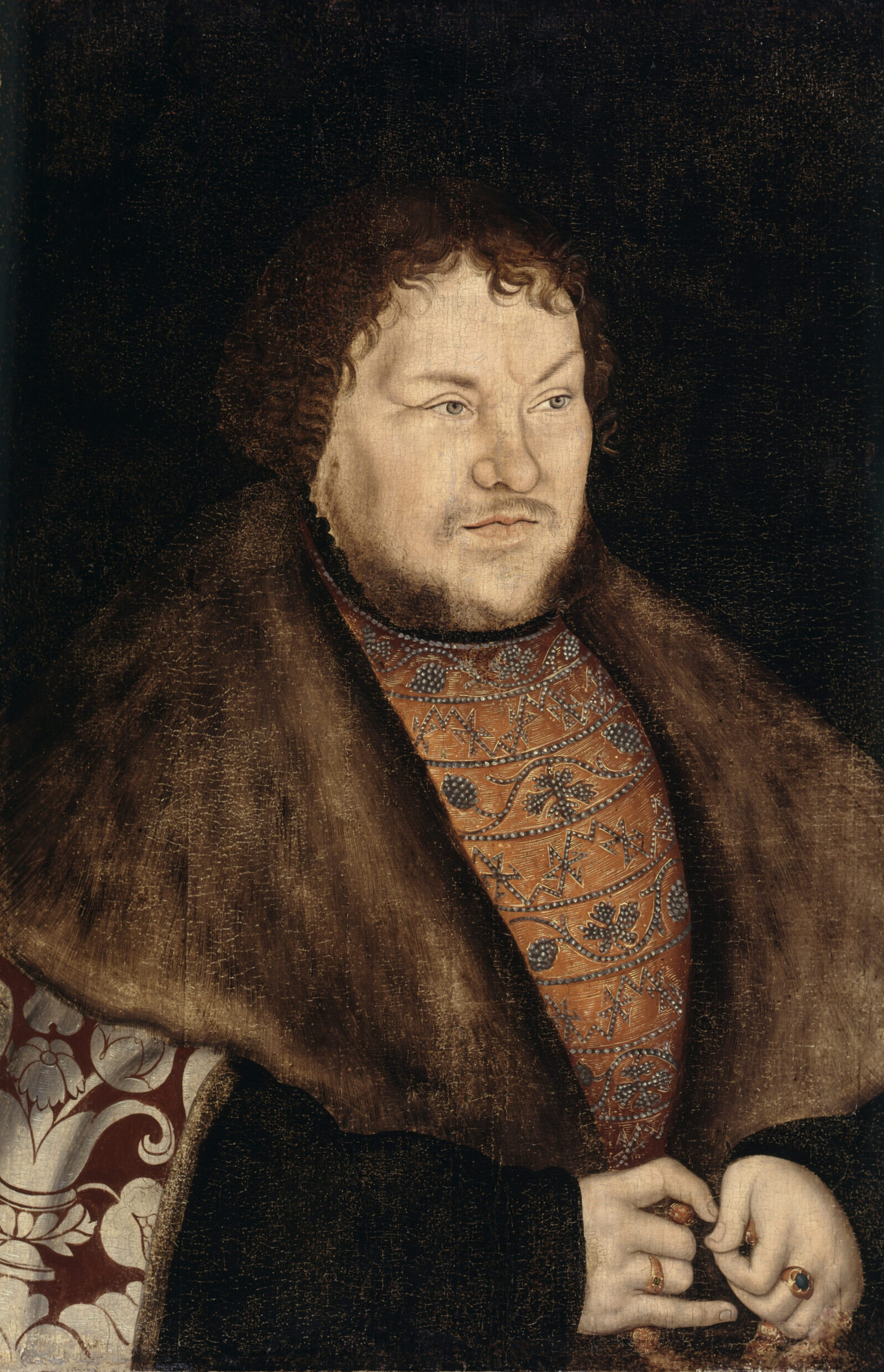Gemälde von Kurfürst Joachim I. Hektor von Brandenburg, gemalt von Lucas Cranach d.Ä.