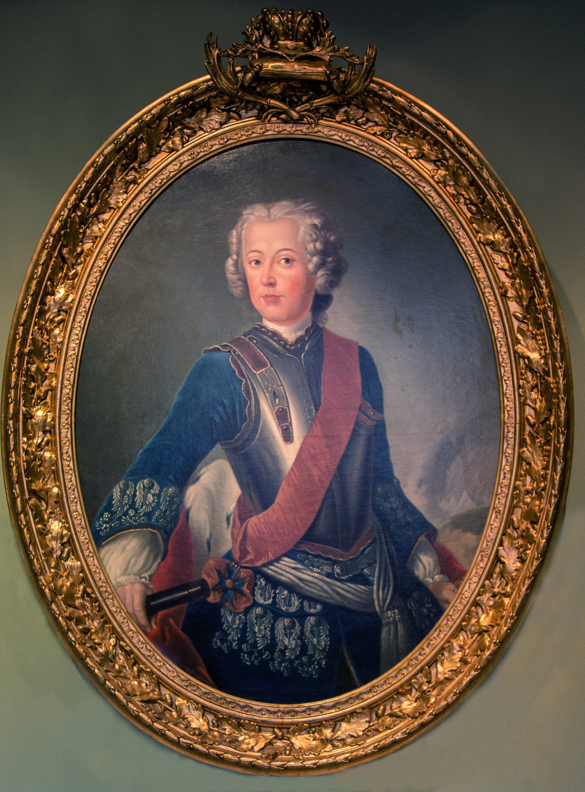 König Friedrich der Große von Preußen als Kronprinz, Antoine Pesne, Burg Hohenzollern.