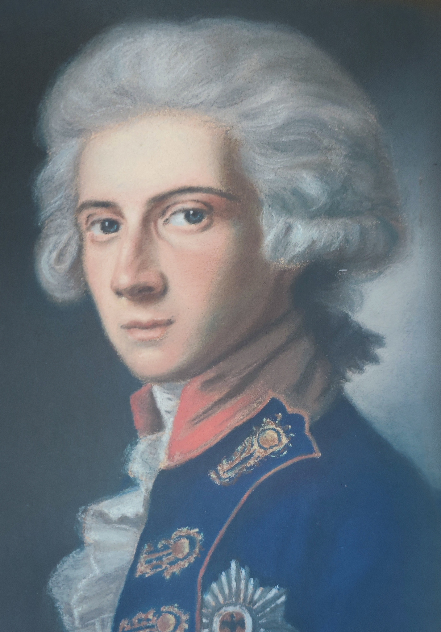 Prinz Louis Ferdinand von Preußen, Pastell von Johann Heinrich Schröder 1791, GVdvrPKH, Foto R. Beck